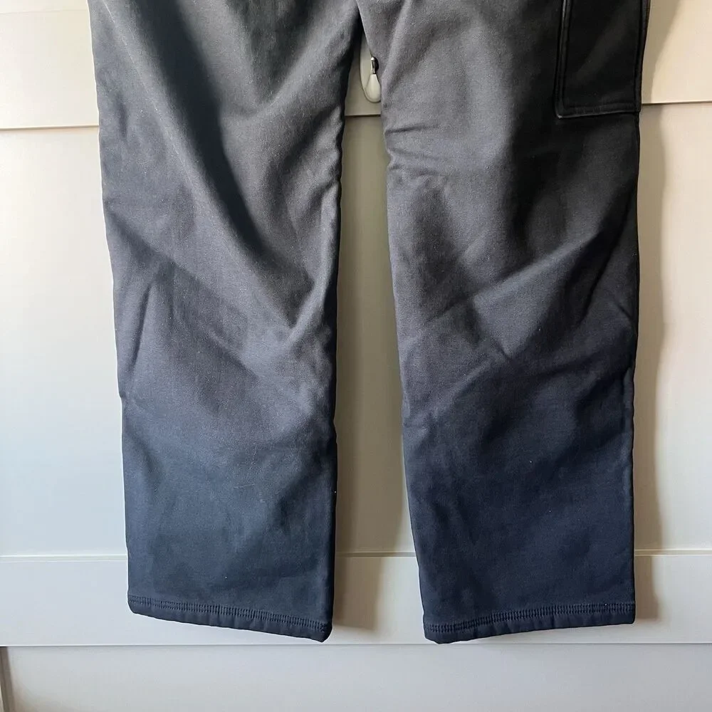 Coleman Mens Fleece Lined Utility Pants 40X32 Black Hiking Outdoor Camping‎ EUC
